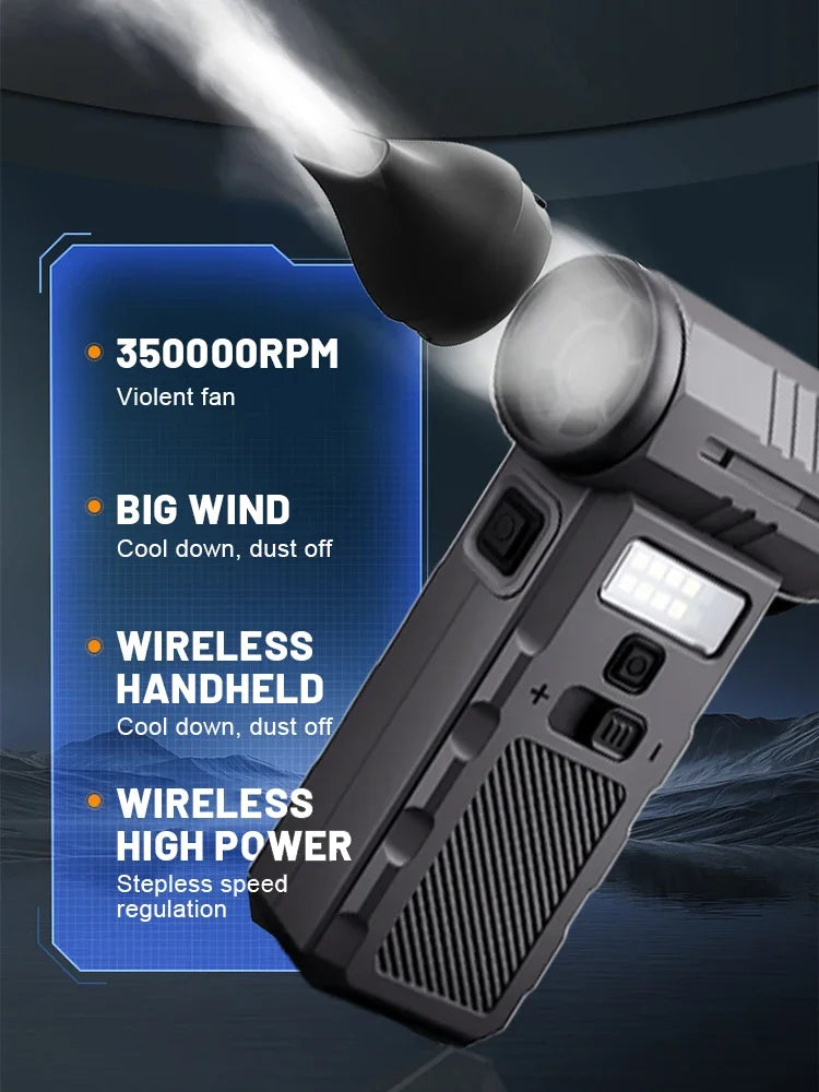 Velo Vortex-X: Super Jet Fan (130k RPM) | التوربو النفاث (قوة ضغط هائلة)