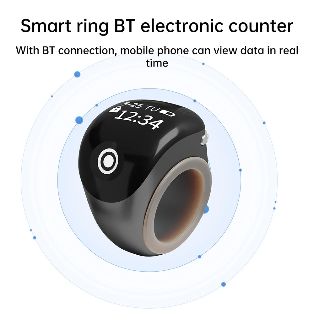 Smart Zikr Ring - خاتم التسبيح الذكي